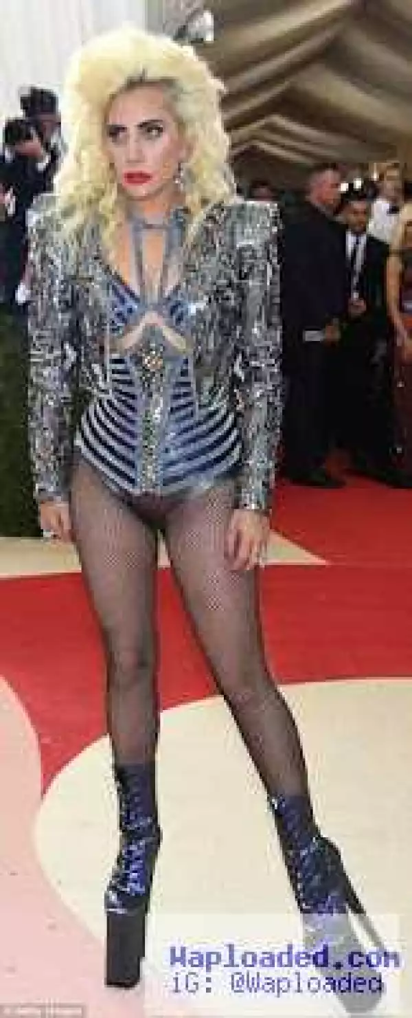 OMG!! See The Outfit Lady Gaga Wore To MET Gala Event